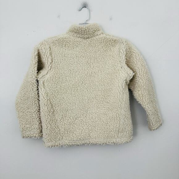 Mont-bell Climaplus Cream Sherpa Zip Up Jacket Girls Size 6-7 - Picture 5 of 6